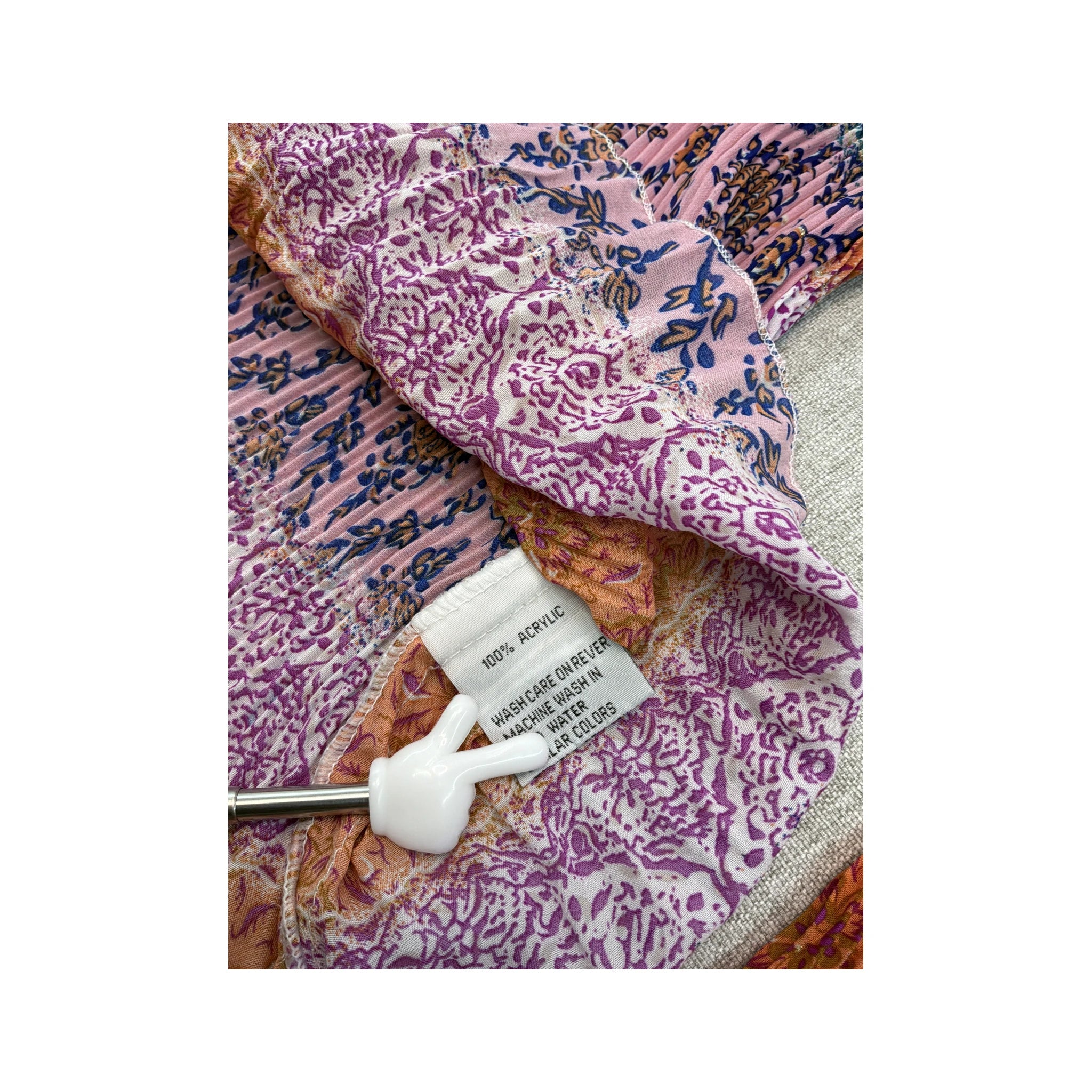 Vintage Patchwork Floral Paisley Collared Blouse