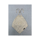 Americo Tavar Beaded Handkerchief Halter Tank Top