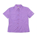 GAS Purple Short Sleeve Button Up Shirt