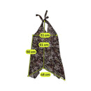 Silk Floral Handkerchief Halter Tank Top