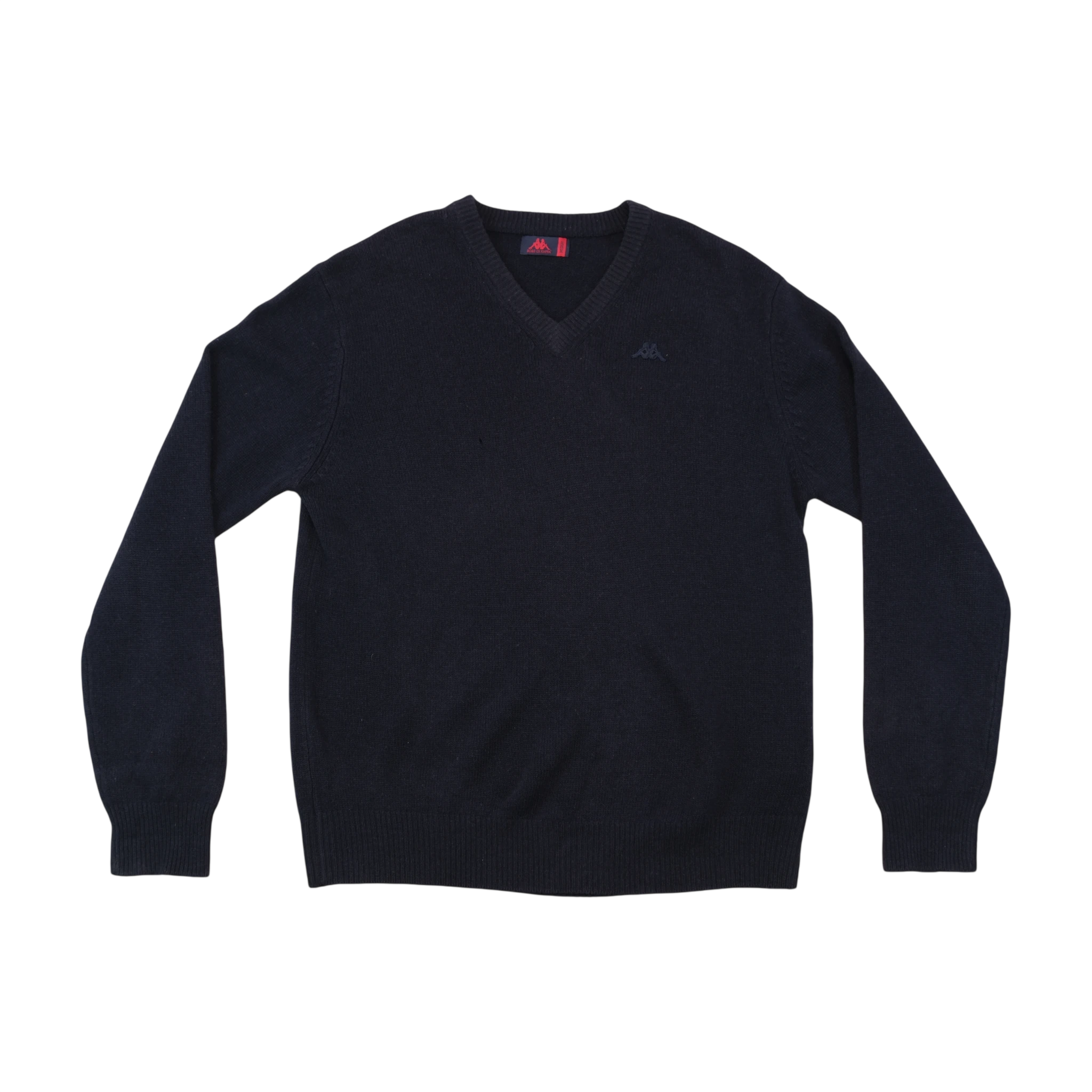 Kappa Vintage Wool V-Neck Knit Sweater