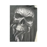 Sweatshirt com capuz Polar Spiral Direct em algodão com estampado de Caveira