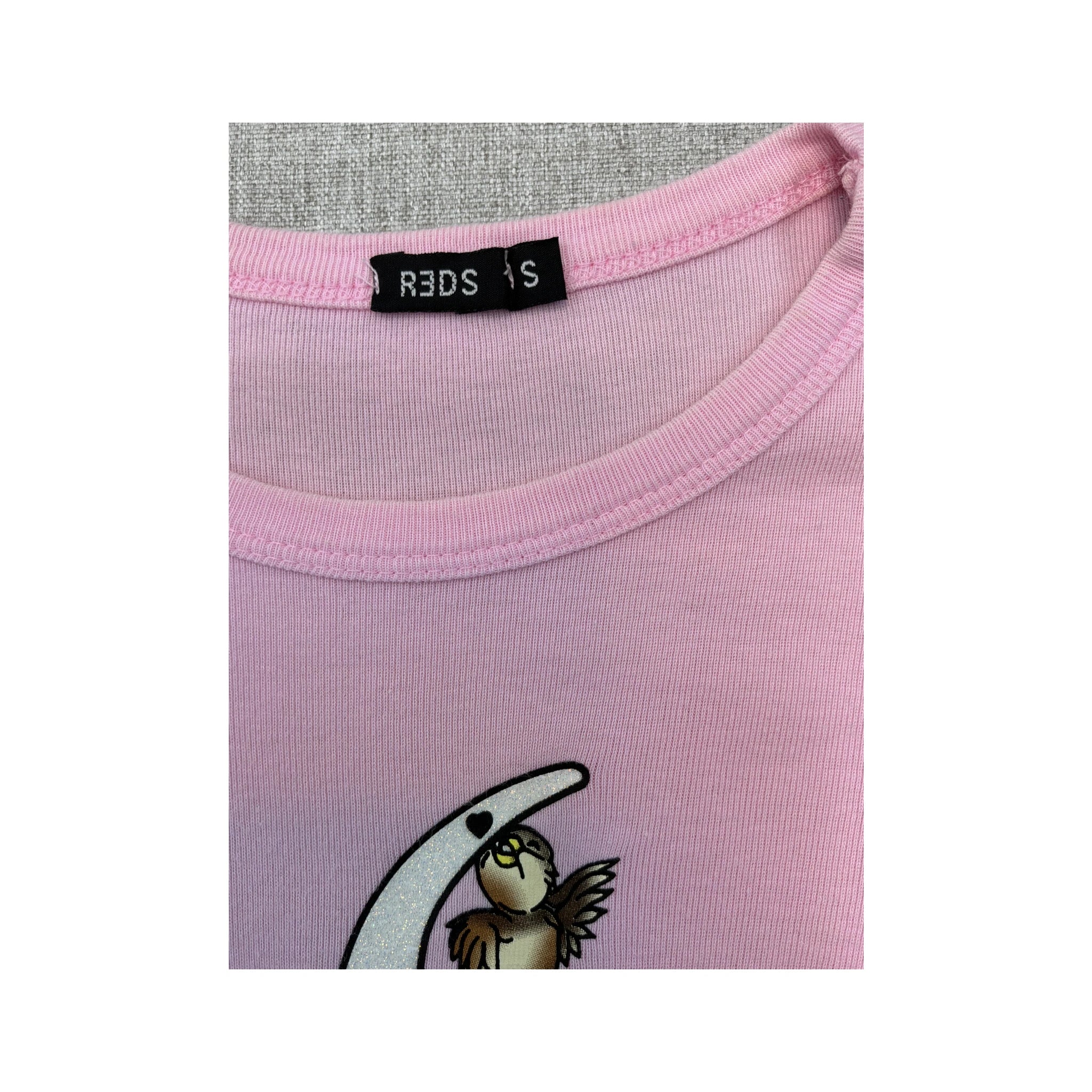 T-shirt Baby R3DS em algodão com estampado gráfico