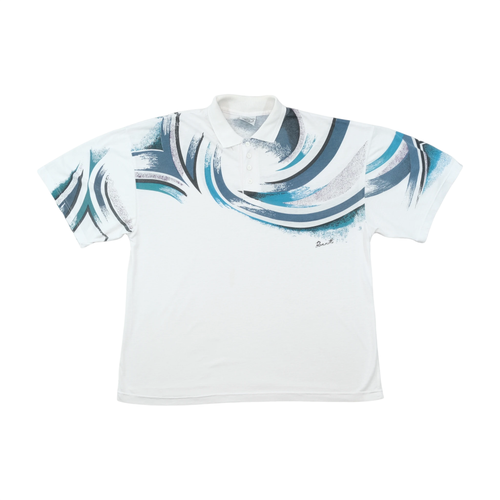 Polo Enzo Barruti com estampado abstrato em Espiral