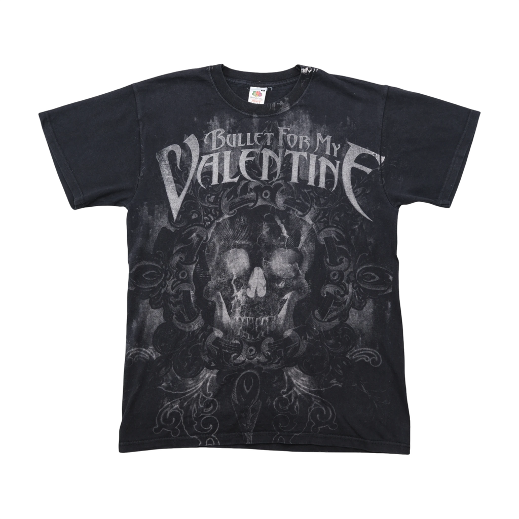 Camisa Bullet For My Valentine em algodão com estampado de Caveira