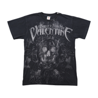 Camisa Bullet For My Valentine em algodão com estampado de Caveira