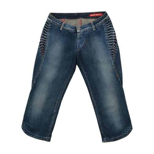 Miss Sixty Ruched Side Panel Cotton Blend Denim Jeans (Smartsizer)