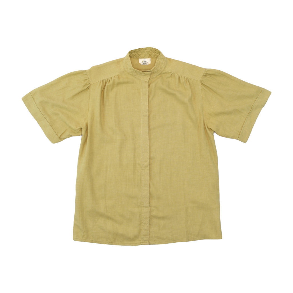 Le Dodo Quilted Yoke Button Up Shirt