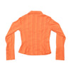 Xanaka Sheer Metallic Stripe Fitted Blouse