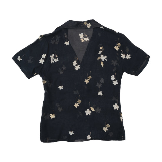 Floral Print Button Up Shirt