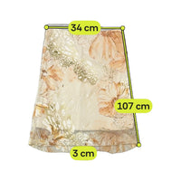 Love Mark U.S.A. Sheer Floral Mesh Skirt