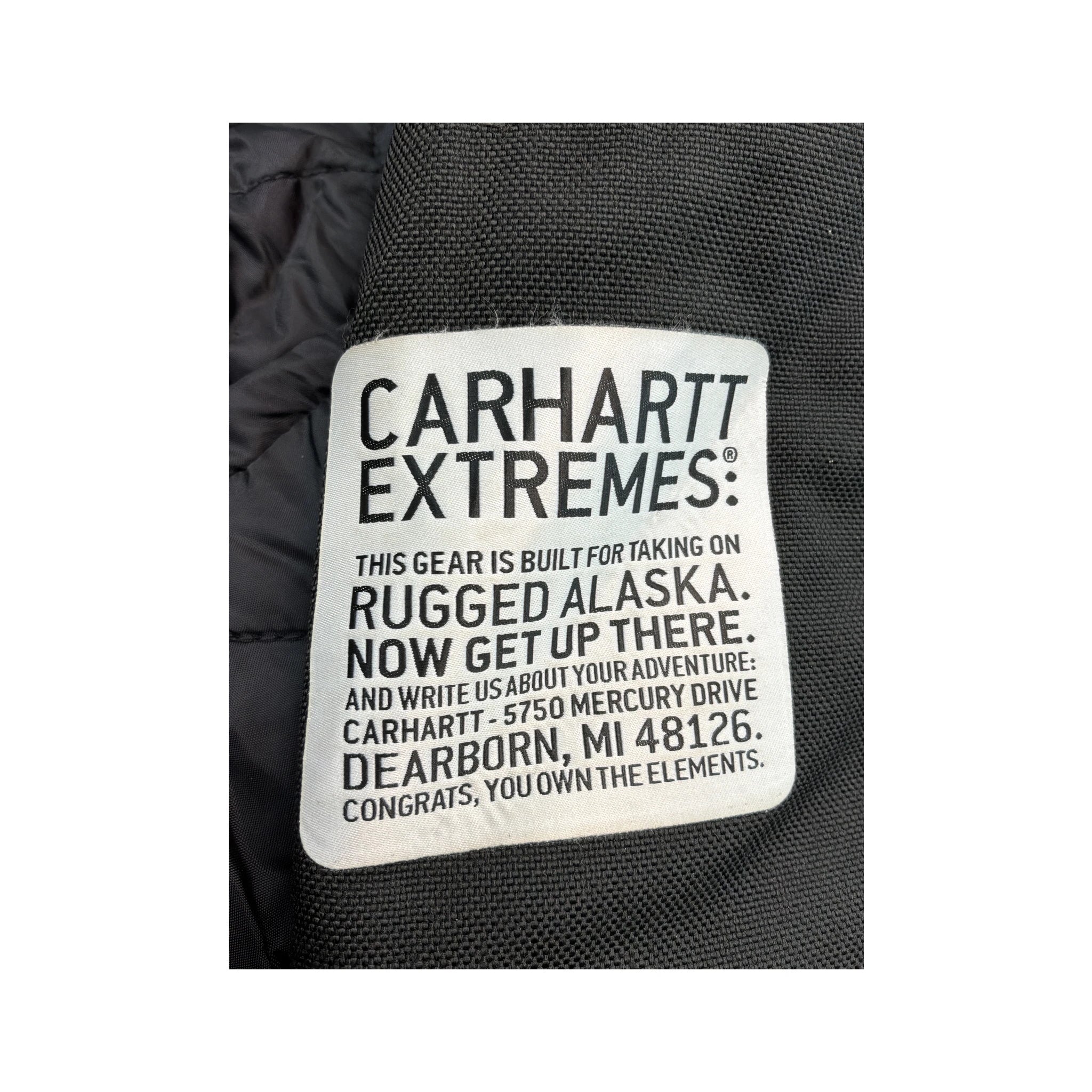 Carhartt Extremes Black Insulated Work Jacket