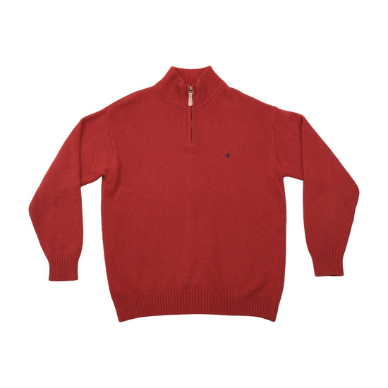 Brookfield Lambswool Quarter Zip Sweater