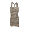 Guess by Marciano Ruched Mesh Asymmetric Mini Dress