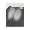 Onyx Jeans Vintage Y2K Faded Spray Bleach Contrast Panel Cotton Denim Skirt