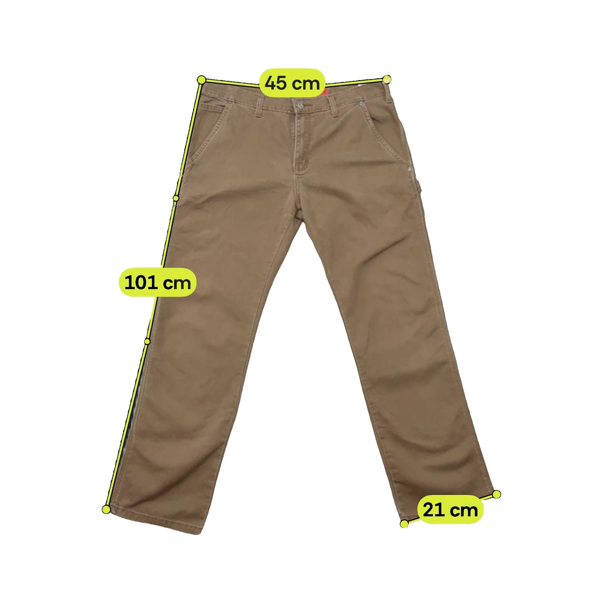 Chinos utilitários de trabalho Dickies FLEX castanhos