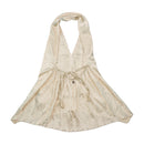 Denny Rose Pleated Halter Blouse (Repriced)