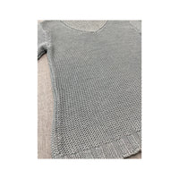 Conte of Florence V-Neck Short Sleeve Knit Sweater