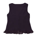 Blusa Roman Originals com decote em V e Folhos em Cascata