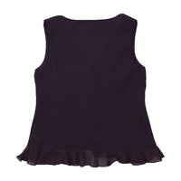 Blusa Roman Originals com decote em V e Folhos em Cascata