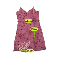 Vestido Lingerie New Penny floral com Sobreposição Transparente