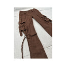 Americo Tavar Brown Lace-Up Cargo Pants