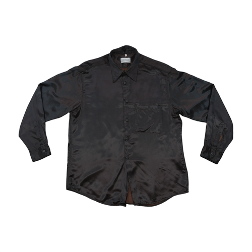 Anonimo Shiny Viscose Button-Up Shirt