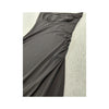 LORRAINE Black Ruched Strapless Midi Dress
