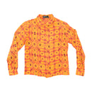 Gigliola Abstract Floral Pattern Button Up Shirt