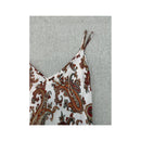 Acciaio Paisley Print Slip Midi Dress