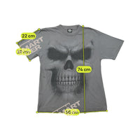 Spiral Direct Gothic Skull Graphic Cotton Shirt