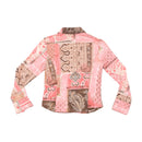Patchwork Paisley Cotton Button Up Shirt