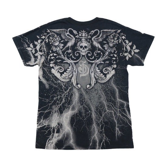 Mauro Ferrini Studded Lightning Graphic T-shirt