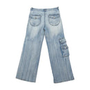 JAX Faded Wide Leg Cargo Jeans (repriced)