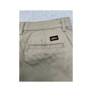 Dickies Mid-Rise Slim Fit Bootcut Cotton Blend Twill Khaki Work Pants