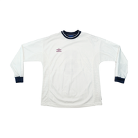Umbro Vintage Long Sleeve Football Shirt Number 8