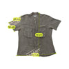 Pal Zileri Gray Band Collar Utility Shirt