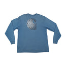 Carhartt Blue Cotton Long Sleeve Pocket Shirt