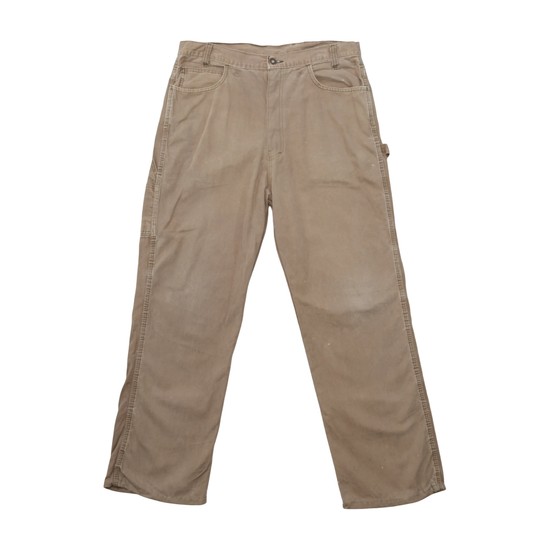 Dickies Distressed Relaxed Fit Brown Workwear Carpenter Pants
