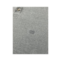Think Pink Heather Gray Short Sleeve Polo Shirt