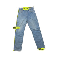 Dickies Light Wash Denim Straight Leg Flannel Lined Jeans