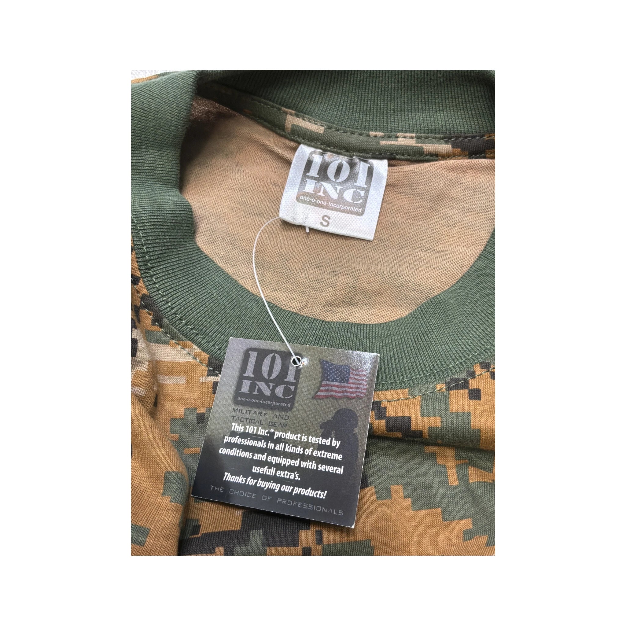 101 Inc Digital Camouflage Crewneck Shirt