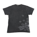 T-shirt Shiroi Neko em algodão com estampado de Caveira e Pinup