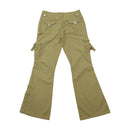 Cotton Utility Cargo Bootcut Chinos