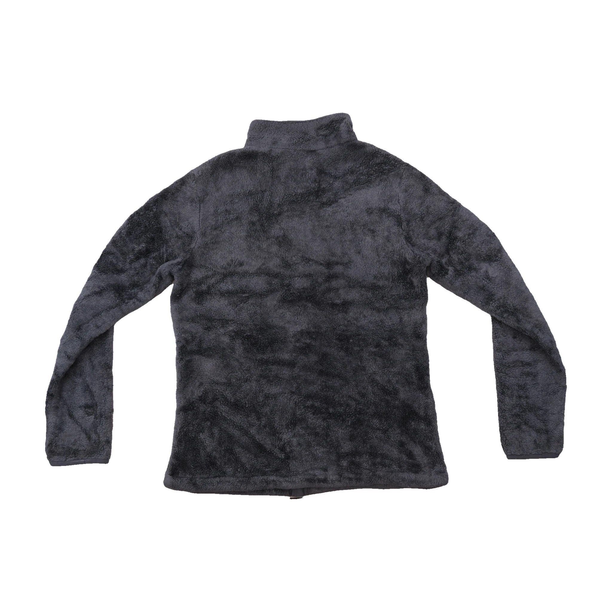 FILA Sport Charcoal Sherpa Fleece Full-Zip Jacket