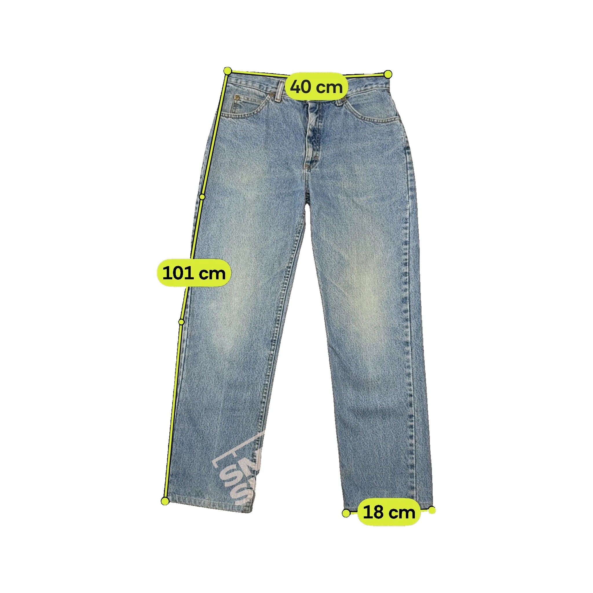 Lee Riders Vintage Light Wash Cotton Straight Leg Jeans