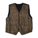 Vintage Floral Brocade Vest Style Jacket