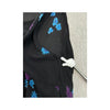 Vintage Black Floral Sleeveless Maxi Dress