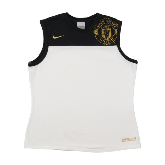 Nike Manchester United Cotton Blend Sleeveless Colorblock Tank Top