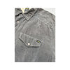 Volcom Gray Cotton Corduroy Snap Front Shirt